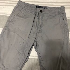 Light gray shorts!